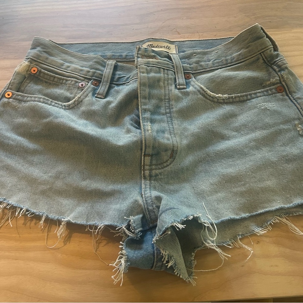 Madewell relaxed denim jean shorts 24